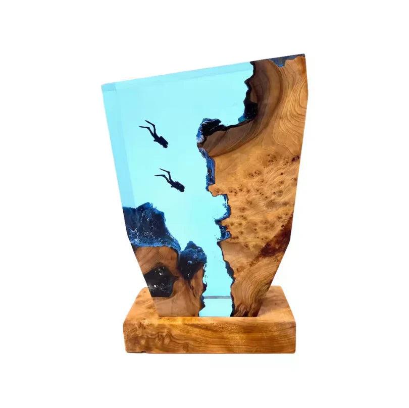 Divers Resin Lamp